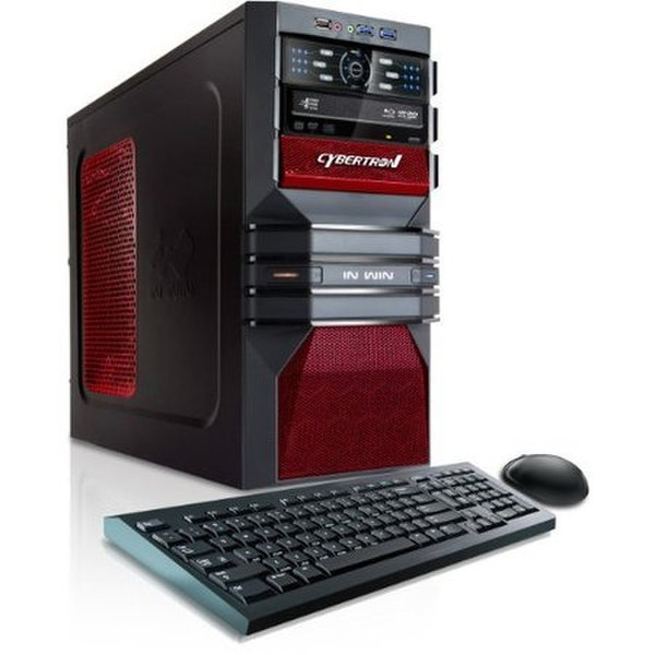 CybertronPC Recon GM2122D 3.3GHz i3-2120 Midi Tower Black,Red PC