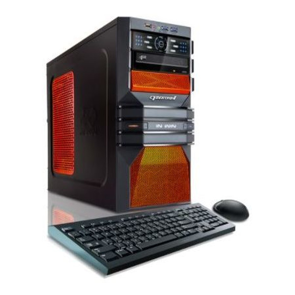 CybertronPC Recon TGM4122A 3.3GHz i3-2120 Midi Tower Black,Orange PC