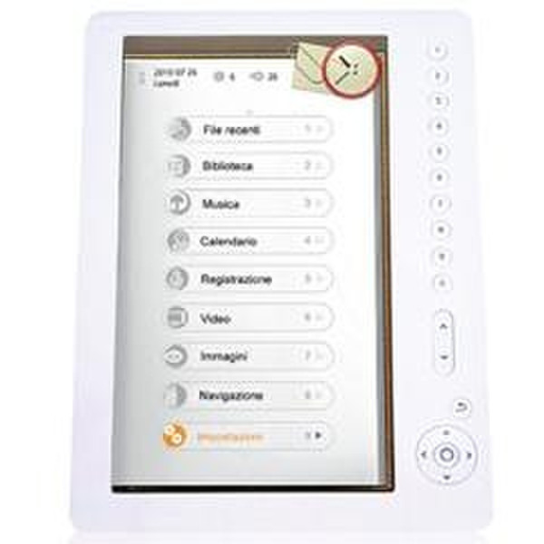 Autovox EB700 7" 2GB White e-book reader
