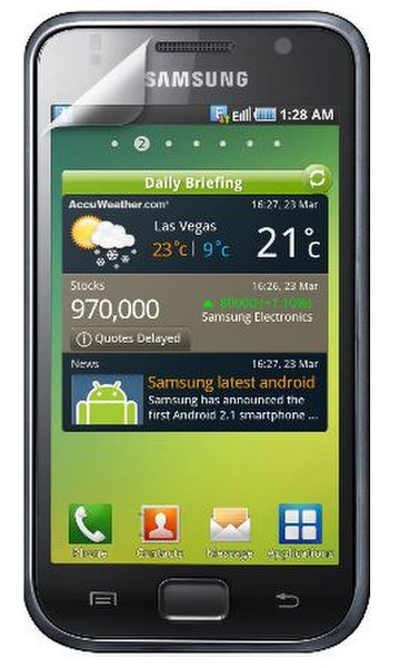 Blautel PRPS9S I9000 Galaxy S/S Plus Bildschirmschutzfolie