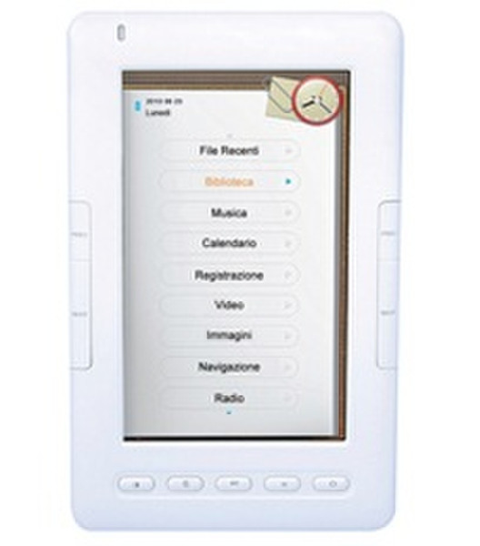 Autovox EB500 5" 2GB White e-book reader