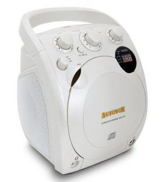 Autovox CDR215W Portable CD player Weiß CD-Spieler