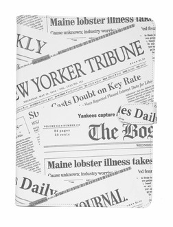 Akashi Newspapers 10Zoll Blatt Schwarz, Weiß