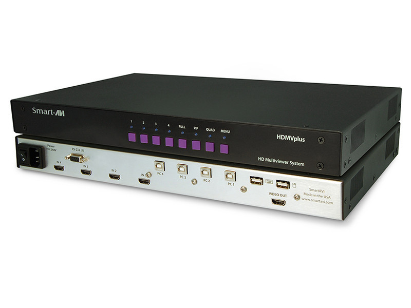 Smart-AVI HDMVplus Multiviewer AV transmitter Black