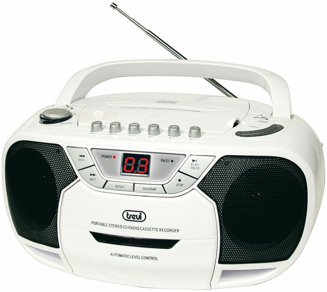 Trevi HR405 BIANCO Analog White CD radio