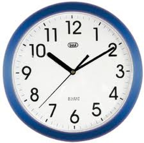 Trevi OM 3301 Quartz wall clock Kreis Blau, Weiß