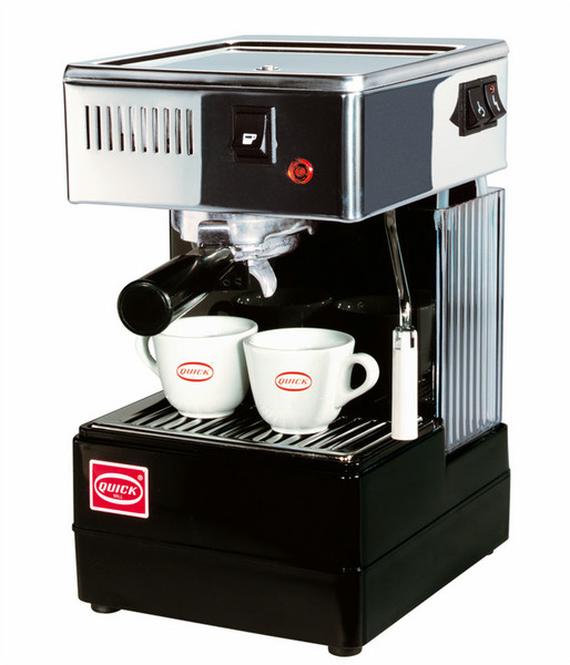 Quick Mill MOD.0820 Отдельностоящий Руководство Espresso machine 1.8л Черный, Cеребряный