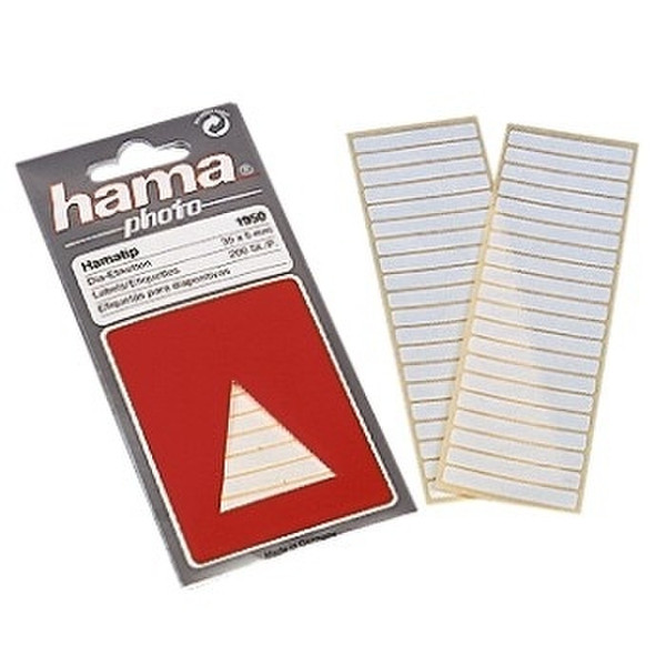 Hama Slide Labels, White, 35 x 5 mm