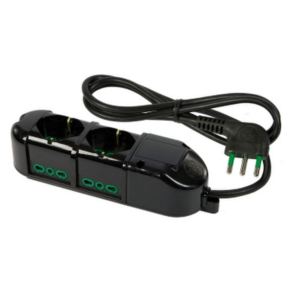 FANTON 47111 6AC outlet(s) 1.5m Black,Green power extension