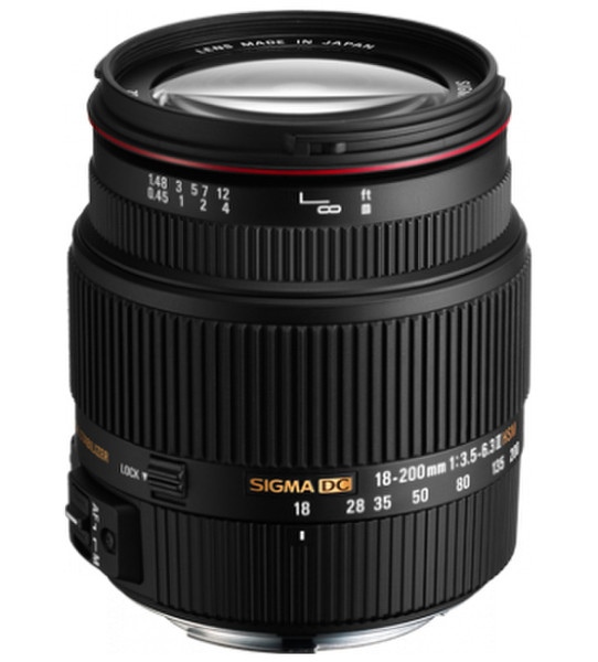 Sigma 18-200mm F3.5-6.3 II DC (OS) HSM, Canon Black