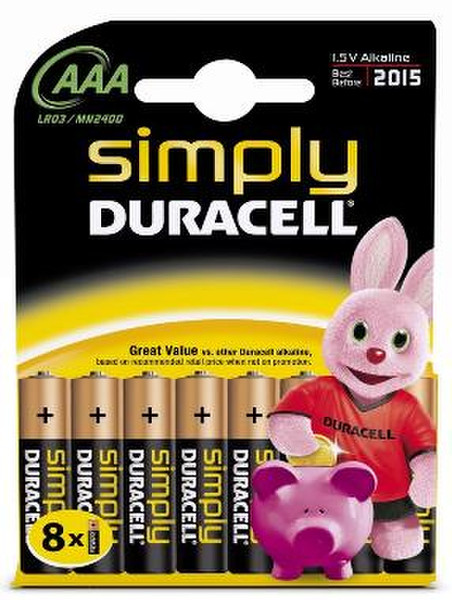 Duracell 81232291 Щелочной 1.5В батарейки