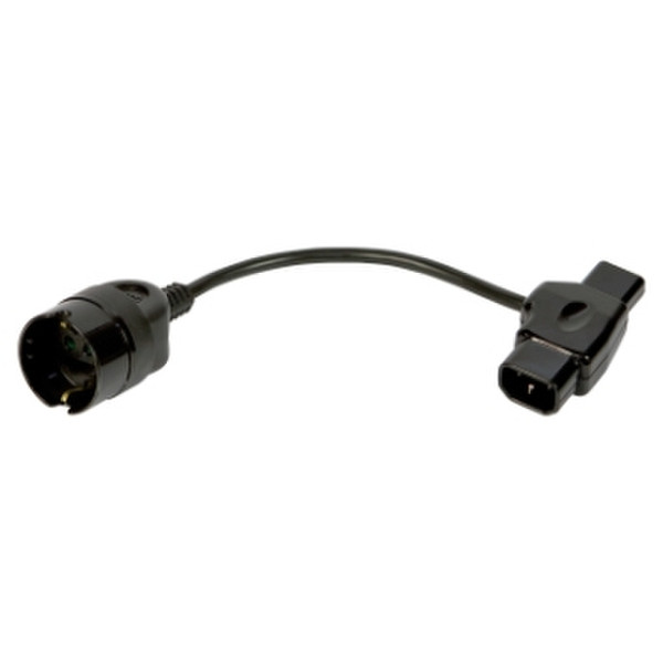 FANTON 82879-G 2x IEC 2x 2P+E Schwarz Kabelschnittstellen-/adapter