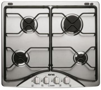 Ignis AKS 212/IX built-in Gas Black,Stainless steel