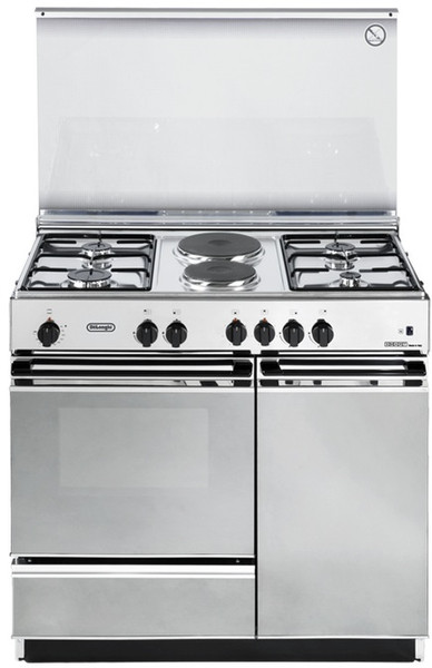 DeLonghi SEX 8542 Freestanding Combi hob Stainless steel cooker