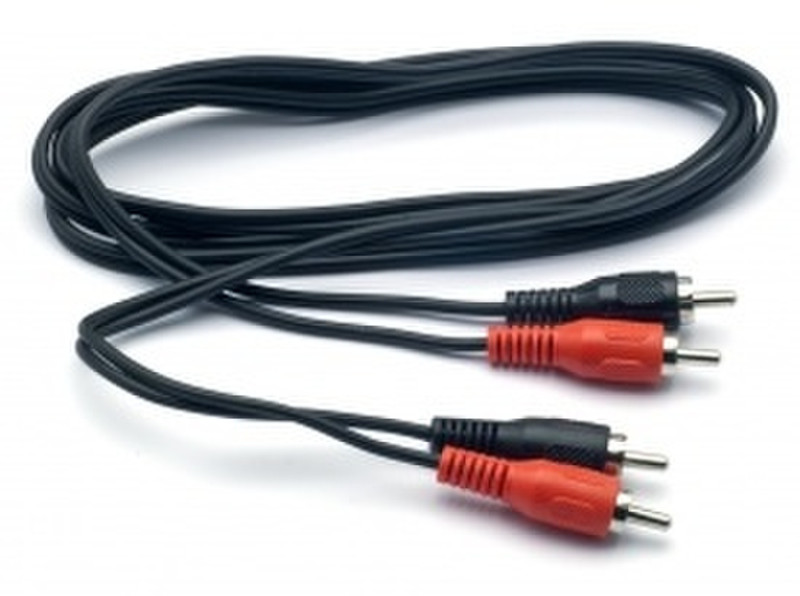 G&BL EL10P 1м 2 x RCA 2 x RCA Черный аудио кабель