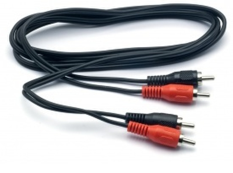 G&BL EL15P 1.5м 2 x RCA 2 x RCA Черный аудио кабель
