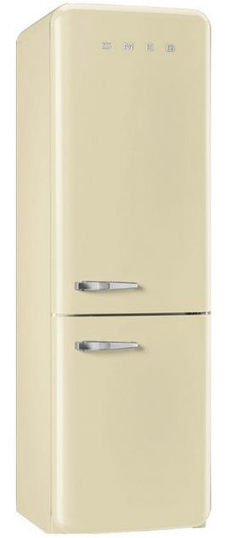 Smeg FAB32RP1 Отдельностоящий 321л A++ Кремовый холодильник с морозильной камерой