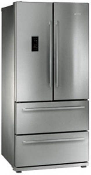 Smeg FQ55FXE freestanding 550L A+ Stainless steel side-by-side refrigerator