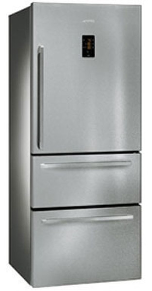 Smeg FT41BXE freestanding 471L A+ Stainless steel side-by-side refrigerator