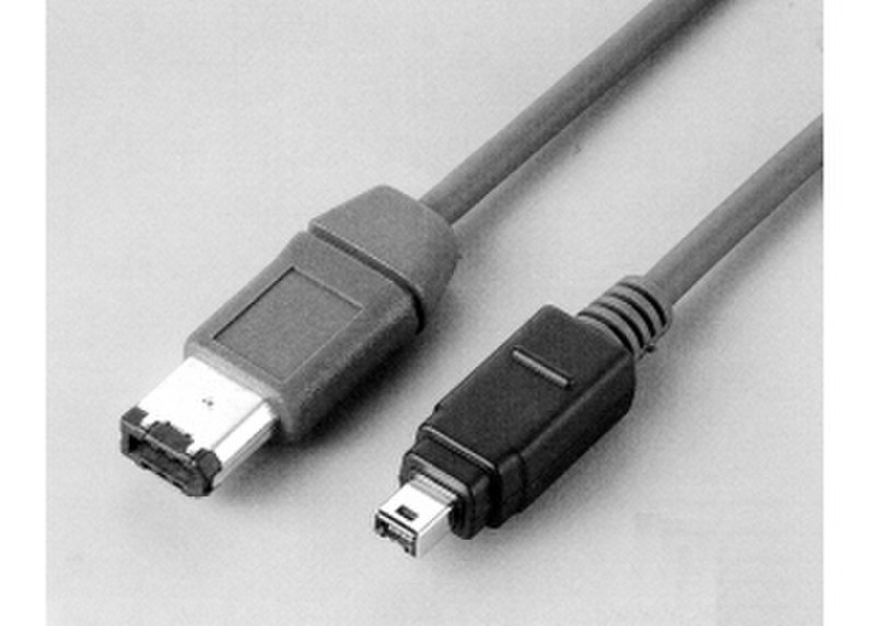 G&BL FWH2096 3м 6-p 4-p Серый FireWire кабель