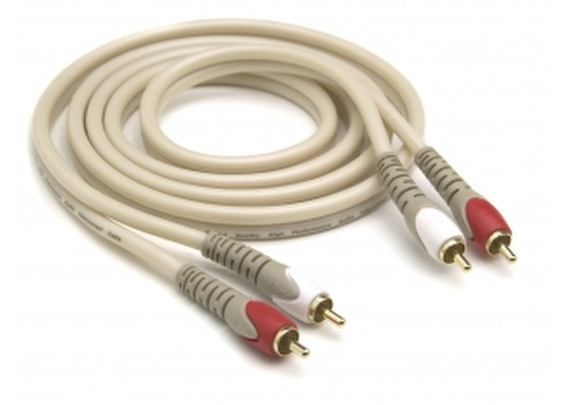 G&BL HM152 1.5м 4 x RCA 2 x RCA Белый аудио кабель