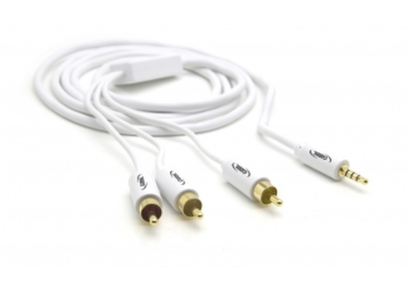 G&BL ICW35RCA3 0.2m 3.5mm 3 x RCA Gold,White