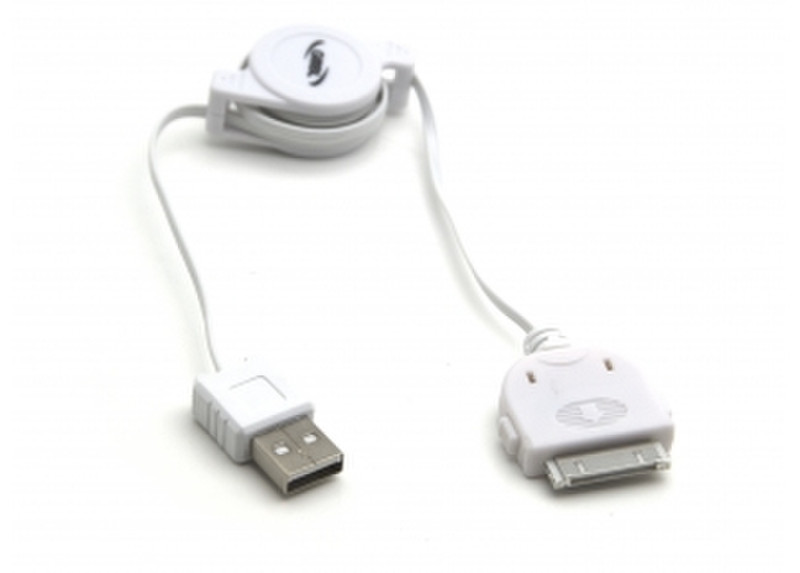 G&BL IPUSBCHEX USB 2.0/1.1 30-p Белый дата-кабель мобильных телефонов