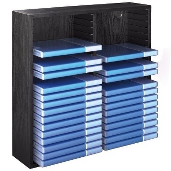 Hama DVD Rack 40, Black Schwarz CD-Ständer