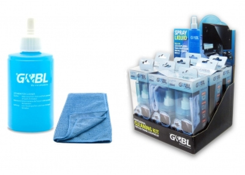 G&BL LMCPP3493 Wet/Dry cloths & Liquid 200ml equipment cleansing kit