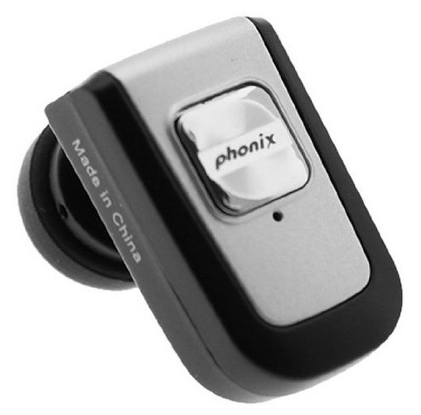Phonix PBTH11B Ear-hook Monaural Black,Grey mobile headset