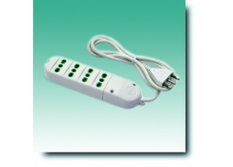G&BL PT4 4AC outlet(s) 1.5m White power extension