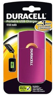 Duracell PUC 1150mAh Pink