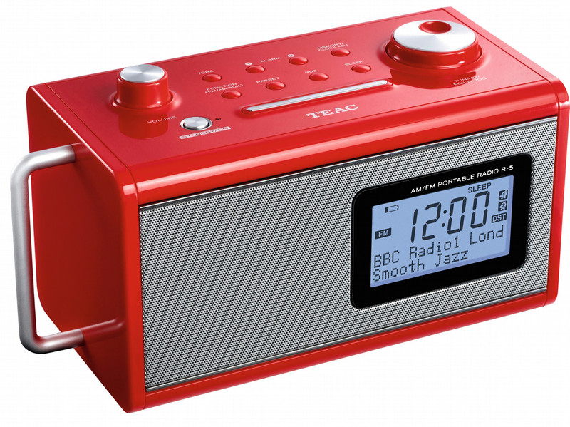 TEAC R-5 Tragbar Rot Radio