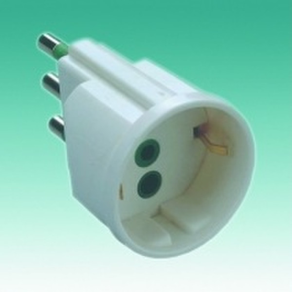 G&BL RDSCH6 Type L (IT) Type L (IT) White power plug adapter