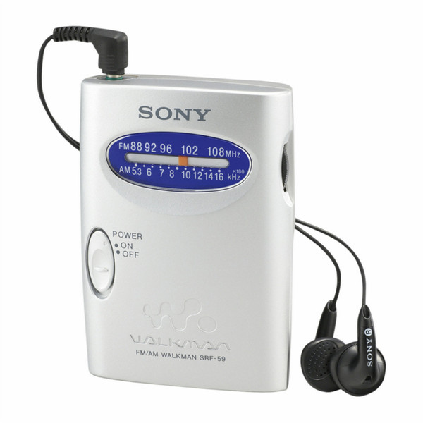 Sony SRF-59 Портативный Аналоговый радиоприемник