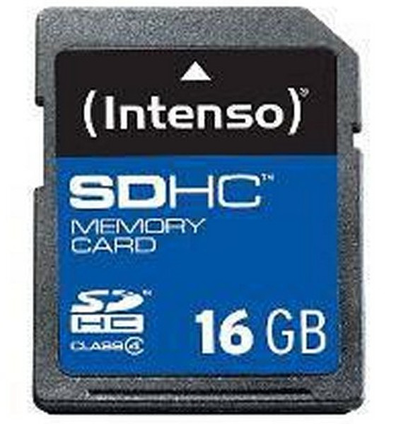 Intenso Secure Digital Card SDHC 16384MB 16ГБ SDHC Class 4 карта памяти