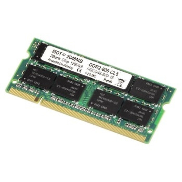 Hama Central Memory Module DDRII-SO-DIMM PC 800, (PC-6400), 2048MB 2GB DDR2 800MHz Speichermodul