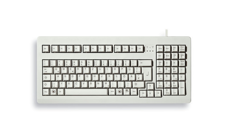 Cherry G80-1800 USB + PS/2 QWERTY Американский английский Серый клавиатура