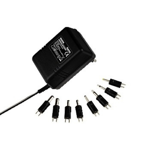 Hama Universal Mains Adapter 500 mA, Safety Black power adapter/inverter