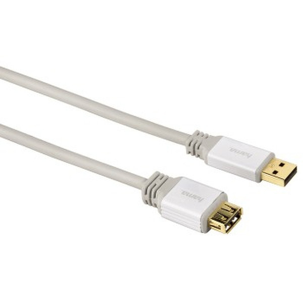 Hama USB Extension Cable, A-plug - A-socket, 2 m 2m USB A USB A USB cable
