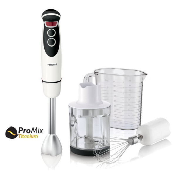 Philips Viva Collection HR1637/80 Immersion blender 1.7L 650W Black,Red,White blender