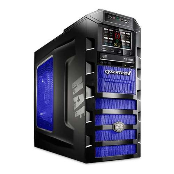 CybertronPC GM2131B Beast 3.4GHz i7-2600K Midi Tower Black,Blue PC