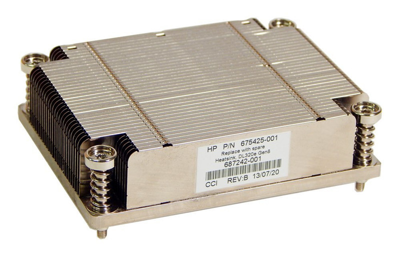 Hewlett Packard Enterprise 687242-001 Процессор Радиатор компонент охлаждения компьютера