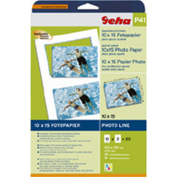 Geha Special Coated 10 x 15 Photo paper Glossy 10 sheets Fotopapier