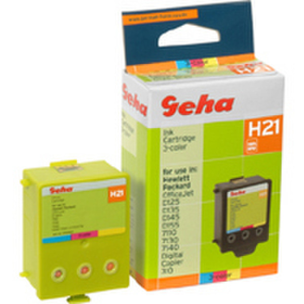 Geha H21 Ink Cartridge for Hewlett Packard 3-color Tintenpatrone