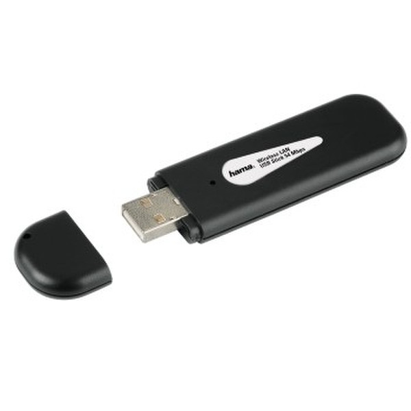 Hama Wireless LAN USB 2.0 Stick 54 Mbps 54Mbit/s Netzwerkkarte