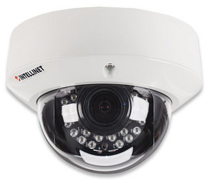 Intellinet IDC-757IR IP security camera Indoor & outdoor Dome Black,White