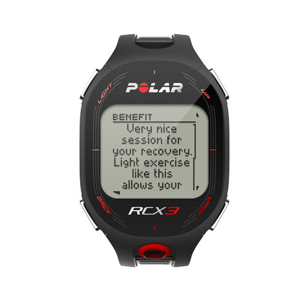Polar RCX3 GPS Черный спортивный наручный органайзер