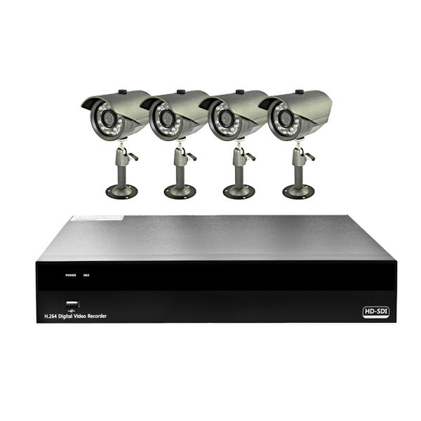 Wisecomm HDV4324 Video-Überwachungskit