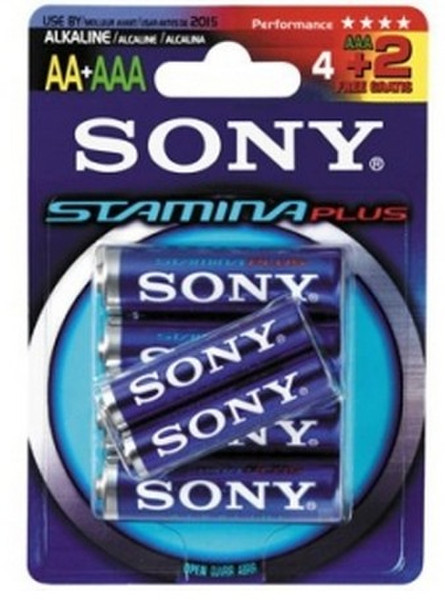 Sony Stamina Plus Щелочной 1.5В